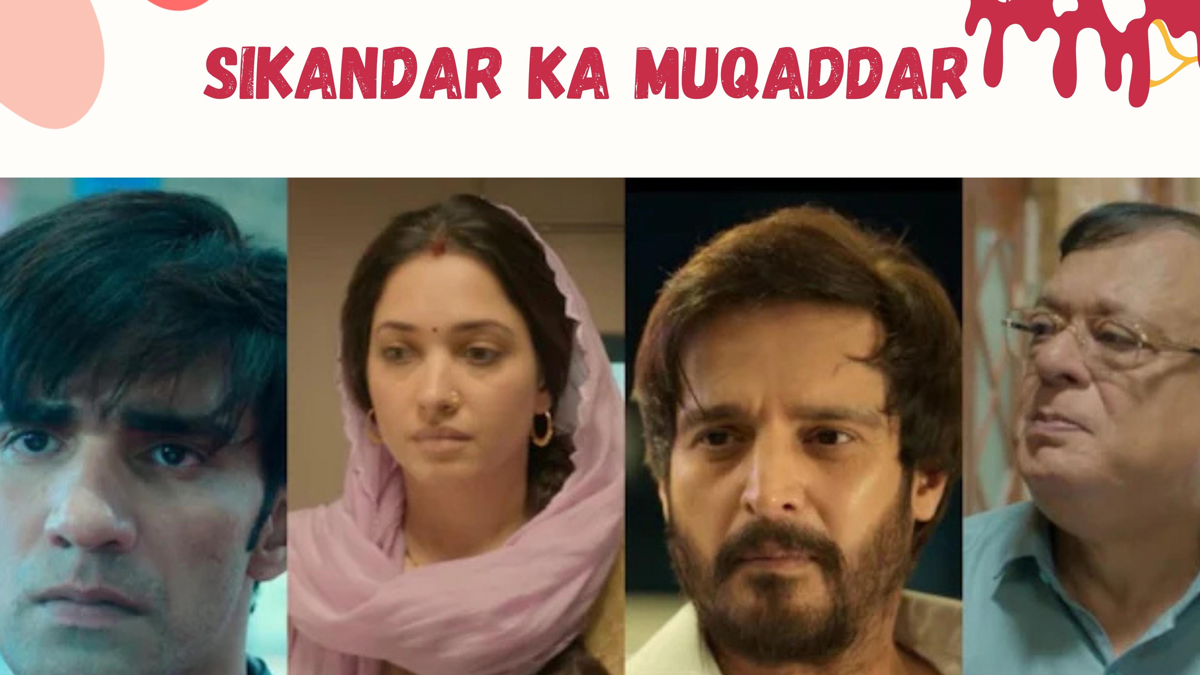 Sikandar Ka Muqaddar review Neeraj Pandey thriller