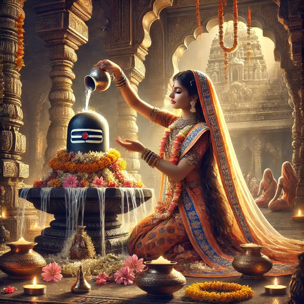 https://drive.gurucool.life/blogsImage/1721735207927.DALL·E-2024-07-23-17.03.24---A-serene-and-spiritual-scene-featuring-a-woman-in-traditional-attire-performing-a-ritual-at-a-temple-dedicated-to-Lord-Shiva.-She-is-pouring-water-ove.webp