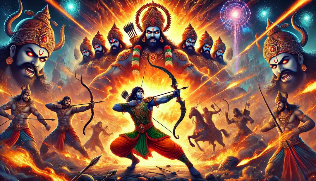 https://drive.gurucool.life/blogsImage/1728715106035.DALL·E-2024-10-12-11.53.36---A-dynamic-Dussehra-themed-image-featuring-Lord-Rama-in-battle,-similar-to-the-uploaded-images,-with-a-fierce-depiction-of-Ravana.-Rama-is-shown-aiming.webp